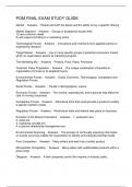 POM FINAL EXAM STUDY GUIDE