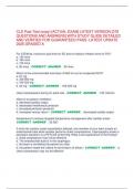 CLS Post Test &lpar;copy&rpar; &lbrack;ACTUAL EXAM&rsqb; LATEST VERSION &lbrack;378  QUESTIONS AND ANSWERS&rsqb; WITH STUDY GUIDE DETAILED  AND VERIFIED FOR GUARANTEED PASS- LATEST UPDATE  2025 GRADED A