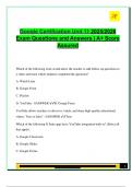 Google Certification Unit 11 Exam 2025&sol;2026 &ndash; YouTube for Education &vert; 30&plus; Verified Questions & A&plus; Answers