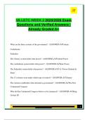 VA LETC Week 2 Exam Guide 2025&sol;2026 &ndash; 150&plus; Verified Flashcards &vert; Articles&comma; Amendments&comma; Warrants&comma; Jurisdiction&comma; Miranda