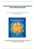 Fundamentals of Biochemistry&comma; Voet 4th Edition Test Bank - PDF Download