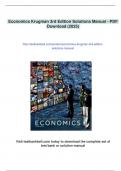 Economics Krugman 3rd Edition Solutions Manual - Instant Download