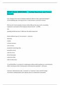 BCOT Exam 2025&sol;2026 &ndash; Verified Questions and Correct  Answers