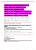 Science of Teaching and Reading &lpar;STR&rpar;   TEXES Exam TEST BANK WITH ALL  VERSIONS OF THE EXAM WITH  ALLMODULES COVERED &vert; ACCURATE AND VERIFIED QUESTIONS AND ANSWERS FOR GUARANTEED PASS&vert; LATEST UPDATE 
