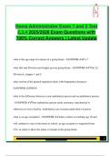  Home Administrator Exams 1 & 2 &lpar;2025&sol;2026&rpar; &ndash; 250&plus; Questions with 100&percnt; Correct Answers &vert; Title 22&comma; Group Homes&comma; Licensing & Regulations