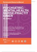 Psychiatric-mental health nurse practitioner 4th edition Questions and Answers with Rationales