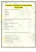 E-MODULE&colon; ORGANISATIE EN BEKOSTIGING VAN DE ZORG
