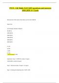 FTCE &ndash; GK Math NavaEd Exam Questions and Complete Solutions &vert; Graded A&plus; &vert; 2024&sol;2025
