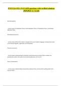  FTCE K&ndash;6 ELA NavaEd Exam Questions and Complete Solutions &vert; Graded A&plus; &vert; 2024&sol;2025