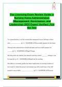 The Licensing Exam Review Guide in Nursing Home Administration &lpar;2025&comma; Management&comma; Governance&comma; and Leadership&rpar; &ndash; Complete Exam Preparation Q&A