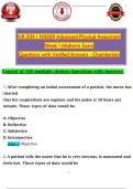 NR509 &ndash; Week 1 Midterm Exam&colon; Advanced Physical Assessment &vert; Chamberlain University &vert; Verified Questions and Answers