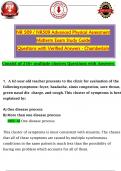 NR 509 &sol; NR509 Advanced Physical Assessment  Midterm Exam Study Guide  Questions with Verified Answers - Chamberlain 