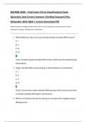 MICROB 3200 &ndash; Final Exam &lpar;Virus Classification&rpar; Exam  Questions And Correct Answers &lpar;Verified Answers&rpar; Plus  Rationales 2025 Q&A &vert; Instant Download Pdf based on general virology principles with a focus on virus taxonomy&comma; structure&comma; genome types&comma;  replicat