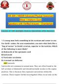 NR 509 &sol; NR509 Advanced Physical Assessment  Week 1 Midterm Exam  Questions with Verified Answers - Chamberlain