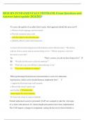 HESI RN Fundamentals &vert; Practice Testbank &vert; USA Nursing Programs &vert; 2024&sol;2025 &vert; Exam Questions and Answers