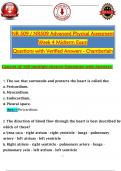 NR 509 &sol; NR509 Advanced Physical Assessment  Week 4 Midterm Exam  Questions with Verified Answers - Chamberlain 