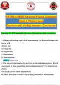 Study Bundle - NR 509&sol; NR509 Midterm Exam Advanced Physical Assessment Questions with Verified Answers &lpar;Latest 2025&sol; 2026&rpar;- Chamberlain
