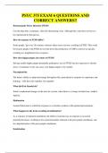 PSYC 375 EXAM 6 QUESTIONS AND CORRECT ANSWERS&excl;&excl;