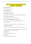 PSYC 375 EXAM 9 QUESTIONS AND CORRECT ANSWERS&excl;&excl;