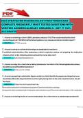 2024 Update&vert;CMS pharmacology Proctored Exam &vert;COMPLETE FREQUENTLY MOST TESTED QUESTIONS WITH VERIFIED ANSWERS&sol;ALREADY GREADED A