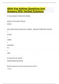 ABFM KSA &ndash; Asthma Module &lpar;2025&rpar; &vert; Verified Questions and Correct Answers for Board Prep