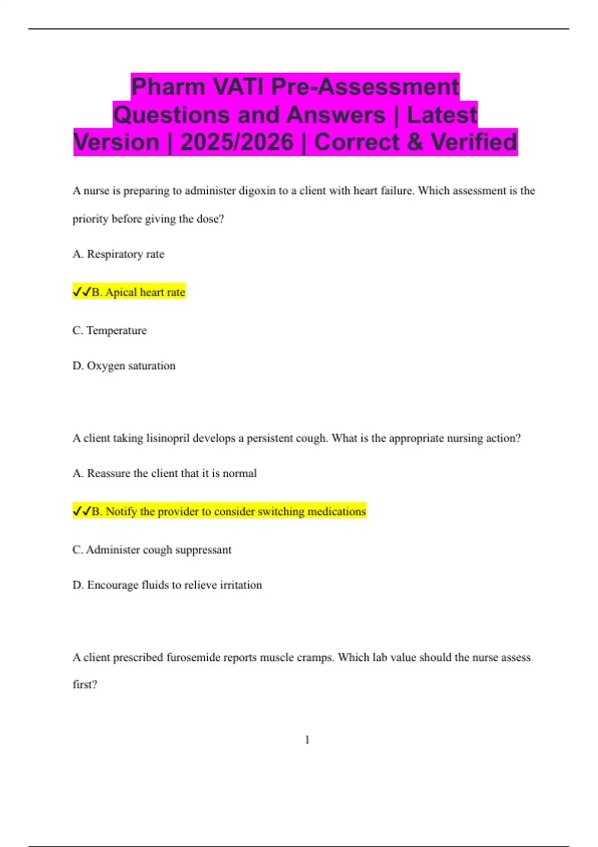 pharm-vati-pre-assessment-questions-and-answers-latest-version-2025