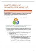 Volledige notities voor &lpar;digitaal&rpar; openboekexamen Maatschappelijk verantwoorde marketing &lpar;uitgebreid&excl;&rpar;