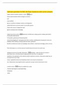 Summary questions for BSC 101 Exam Questions with correct answers 