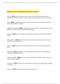 BSC 101&colon; Exam 1 Questions with correct answers 