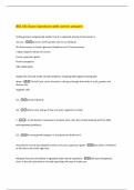 BSC 101 Exam Questions with correct answers 