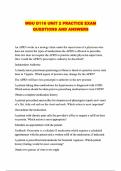  WGU D116 &sol;  D116 PACKAGED EXAMS&colon; QUESTIONS AND 100&percnt; VERIFIED ANSWRS &lpar;NEW&rpar;