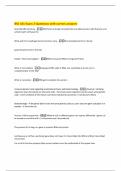 BSC 101 Exam 2 Questions with correct answers 