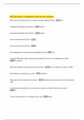 BSC 101 Exam 2 Questions with correct answers 
