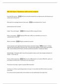 BSC 101 Exam 2 Questions with correct answers 