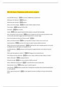BSC 101 Exam 2 Questions with correct answers 