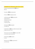 ISU-BSC101 Exam 2Questions with correct answers 