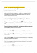 bsc 101 final Exam Questions with correct answers 