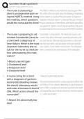 Saunders NCLEX questions