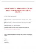 NS3-M1U2C1 NAVAL OPERATIONS EXAM  &lpar;2025-2026&rpar; QUESTIONS AND ANSWERS ALREADY GRADED A&plus;