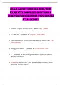 DAMA LATEST UPDATED 2025&sol;2026 ExAM WITH COMPLETE QUESTIOnS &  SURE VERIFIED SOLUTIOnS 100&percnt; GRADED AT A&plus; SCORE&excl;&excl; 