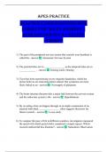 APES PRACTICE PRACTICE EXAM QUESTIONS WITH CORRECT DETAILED ANSWERS &vert; ALREADY GRADED A&plus;<RECENT VERSION>