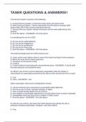TASER QUESTIONS & ANSWERS&excl;&excl;