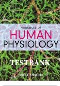 Test Bank Resources For- Principles of Human Physiology 6th Edition- Cindy Stanfield &lpar;Chapters 07-12&rpar;