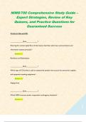 NIMS&sol;700 Comprehensive Study Guide &ndash; Expert Strategies&comma; Review of Key Quizzes&comma; and Practice Questions for Guaranteed Success  