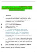 NURS Medical-Surgical Practice Exam &ndash; Evolve HESI Q&A &lpar;2025&sol;2026 Latest Update&rpar; with Correct Answers
