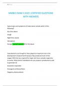 MMBIO EXAM 3 2025 &vert;CERTIFIED QUESTIONS WITH ANSWERS