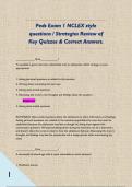 OB NCLEX Questions &sol; Study Guide Questions with Definitive Solutions&period;