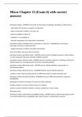 Micro Chapter 15 &lpar;Exam 4&rpar; with correct answers