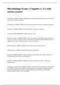 Microbiology Exam 1 Chapters 1&comma; 3-5 with correct answers