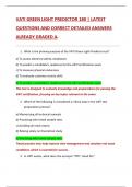 VATI GREEN LIGHT PREDICTOR 180 &vert; LATEST  QUESTIONS AND CORRECT DETAILED ANSWERS  ALREADY GRADED A&plus;